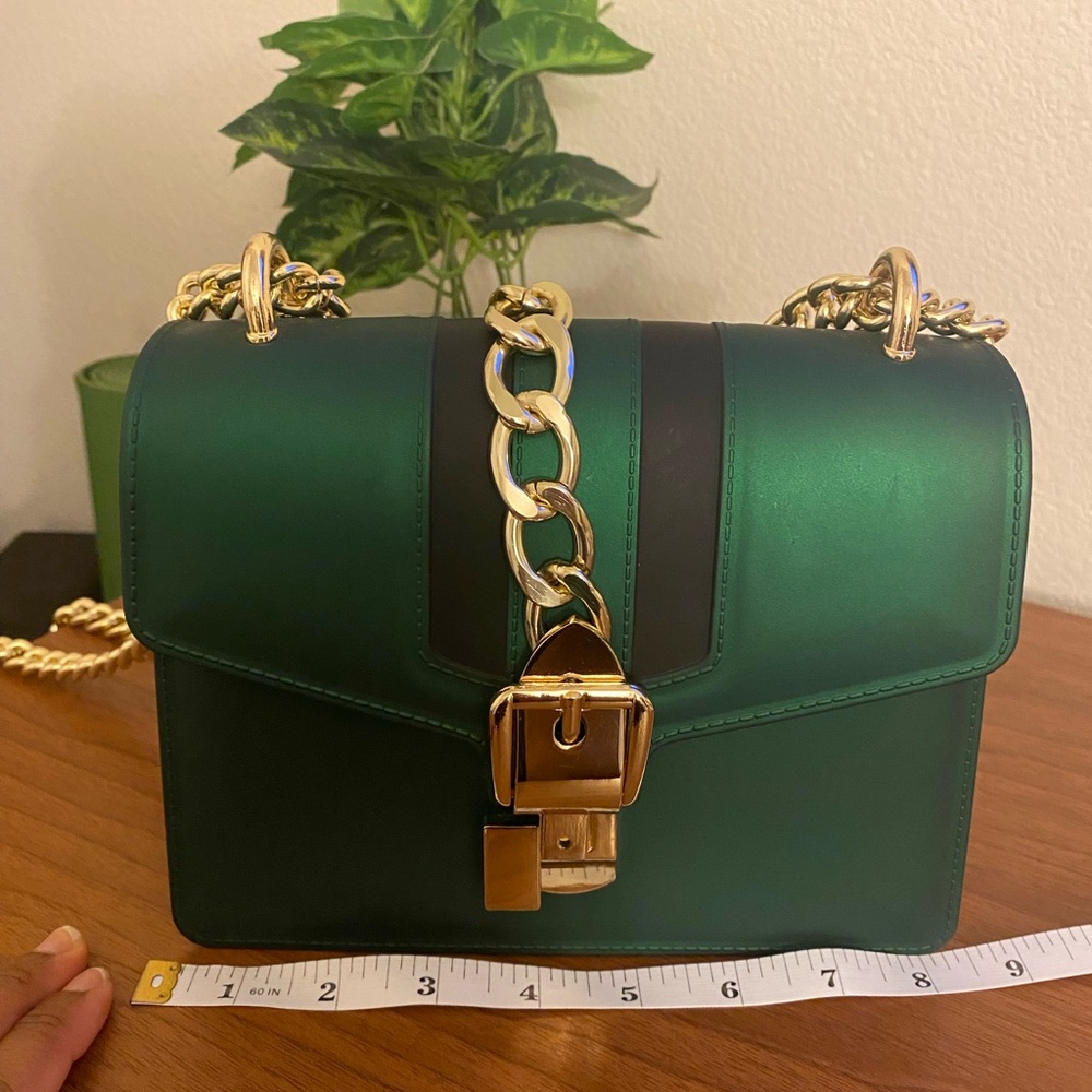 Gold & Green Purse - Picture 7 of 10